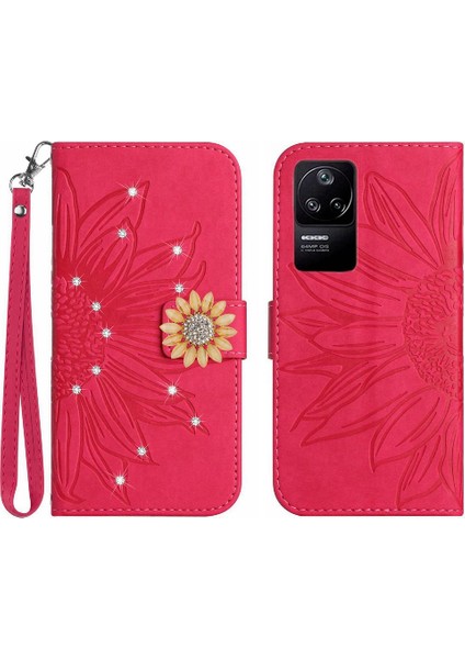 Xiaomi Poco F4 5g Telefon Kılıfı Flip Cüzdan Kredi Kartı Darbeye (Yurt Dışından)