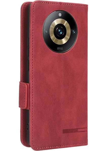 Realme 11 Pro Deri Folio Flip Case Tam Koruma Kartı Için Kılıf (Yurt Dışından)