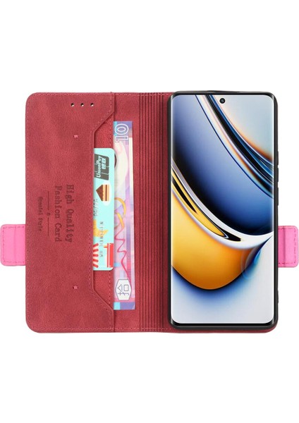 Realme 11 Pro Deri Folio Flip Case Tam Koruma Kartı Için Kılıf (Yurt Dışından)