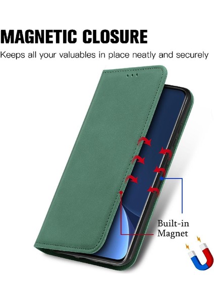 Xiaomi 12 Için Kılıf Pro Kapak Kapak Darbeye Cüzdan Deri Kılıf Basit (Yurt Dışından) fırsatları