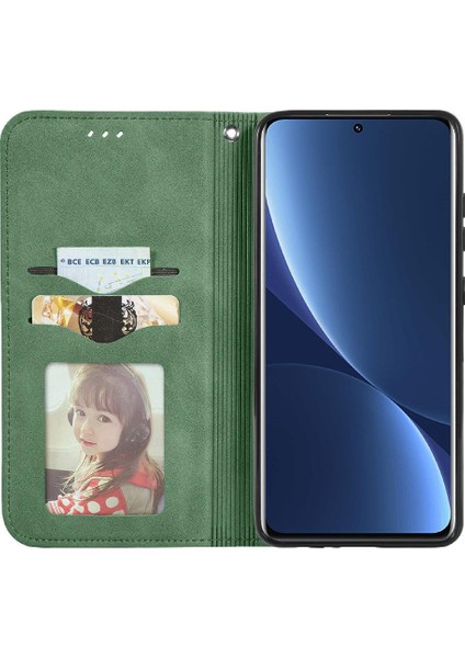 Xiaomi 12 Için Kılıf Pro Kapak Kapak Darbeye Cüzdan Deri Kılıf Basit (Yurt Dışından) indirimleri