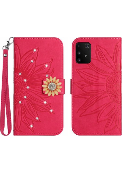 Samsung Galaxy S10 Lite Telefon Kılıfı Için Pu Deri Kapak Çevirin Tpu (Yurt Dışından)