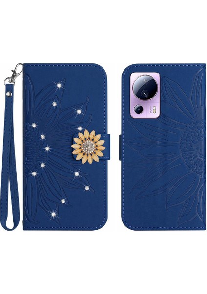 Xiaomi 13 Lite Için Kılıf Telefon Kapak Kart Tutucu Pu Deri Flip Kapak Tpu (Yurt Dışından)