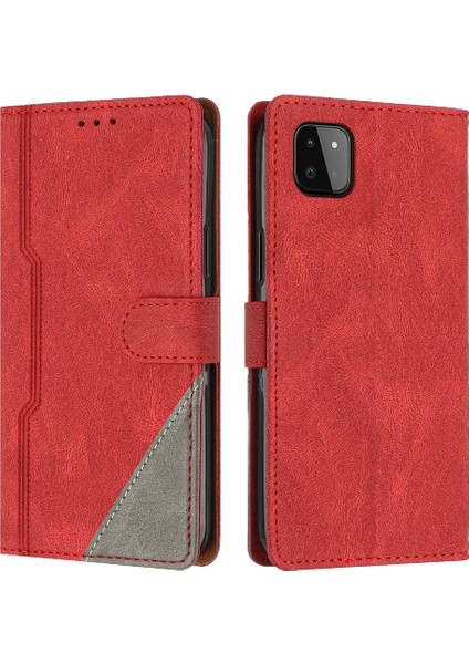 Samsung Galaxy A22 5g Kart Yuvaları Kapak Manyetik Kapatma Pu (Yurt Dışından)