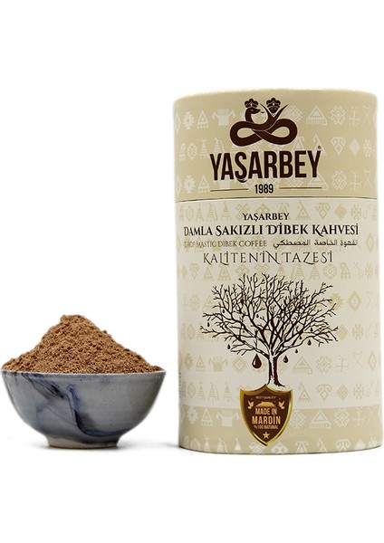 MARDİN KLASİK DAMLA SAKIZLI DİBEK KAHVESİ 400 GR (HEDİYELİK KUTU)