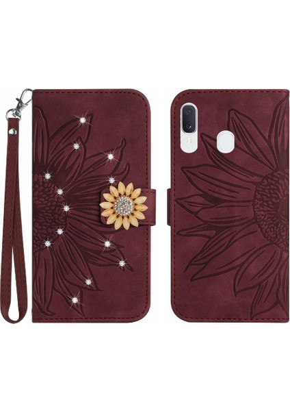 Samsung Galaxy A30 Için KILIF/A20 Telefon Kılıfı Darbeye Tpu Kabuk Kart Çevirme (Yurt Dışından)