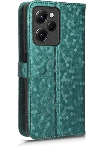 Xiaomi Poco X5 Pro 5g Manyetik Toka Geometrik Desen Deri Kılıf (Yurt Dışından) fiyatları