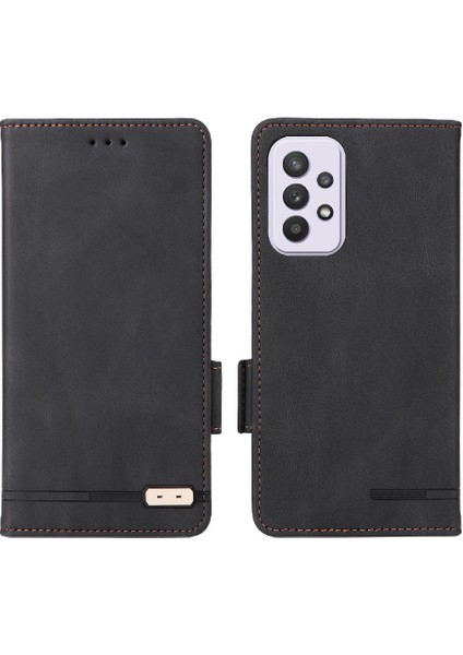 Samsung Galaxy A33 5g Tam Koruma Deri Için Kılıf Folio Flip Case (Yurt Dışından)