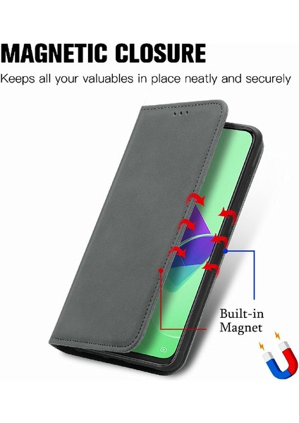 Tecno Spark 9 Pro Deri Çanta Basit Iş Kordon Cüzdan Için Kılıf (Yurt Dışından) fırsatları