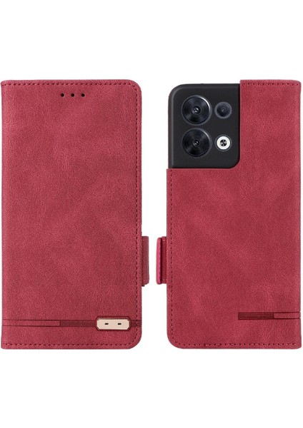 Oppo Oppo 8t 4g Deri Için Kılıf Folio Flip Case ile Tam Koruma (Yurt Dışından)