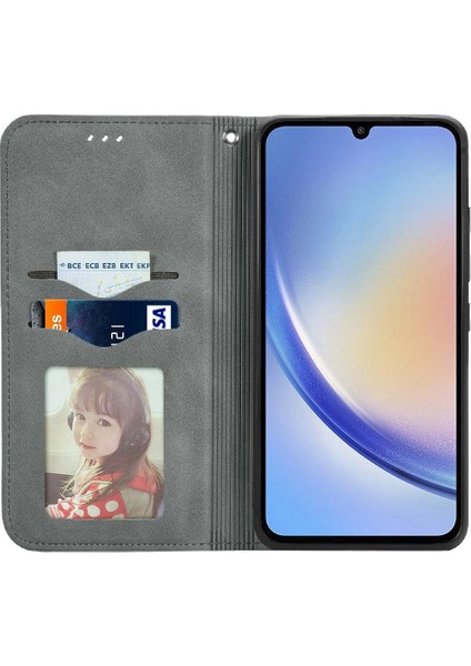 Samsung A34 5g Cüzdan Darbeye Kapak Kapak Basit Iş Durum (Yurt Dışından) fırsatları
