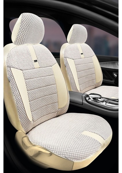 Ford B-Max Hachback 2012-2017 Aracınıza Uyumlu Koltuk Kılıfı Vira Ticari Bej