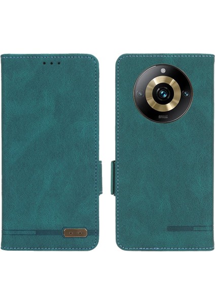 Realme 11 Pro Deri Folio Flip Case Tam Koruma Kartı Için Kılıf (Yurt Dışından)