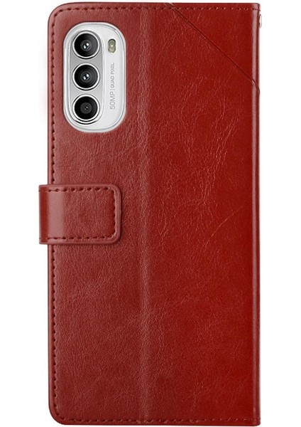 Motorola G82 Telefon Kılıfı Için Kılıf Darbeye Tpu Kabuk Deri Cüzdan Flip (Yurt Dışından)