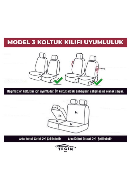 Fiat Doblo 3+4 Premio Hafif Ticari 2009-2021 Aracınıza Uyumlu Koltuk Kılıfı Vira Ticari Siyah Kır fırsatları