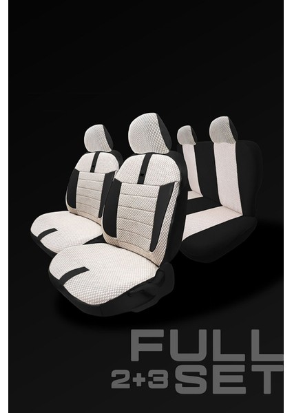 Seat Ibiza Hatchback 2013 Aracınıza Uyumlu Koltuk Kılıfı Ticari Bej Siyah modelleri