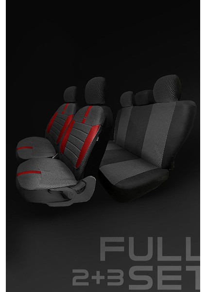Seat Altea Mpv 2005-2012 Aracınıza Uyumlu Koltuk Kılıfı Ticari Siyah Krm modelleri