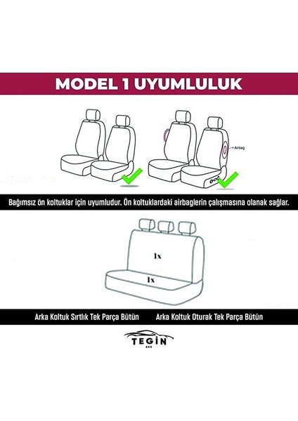 Vira Serisi Ticari Araba Koltuk Kılıfı Seti Hava Yastığına Uygun Bej fırsatları