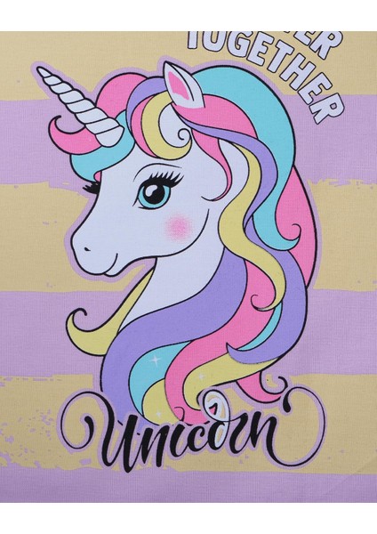 Unicorn Baskılı T-Shirt