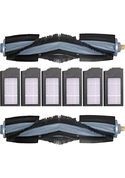 Adet Yıkanabilir Hepa Filtre Ana Fırçalar Deebot T10 Ektrikli Süpürge Zemin Me Için Yedek Yedek Parçalar (Yurt Dışından)