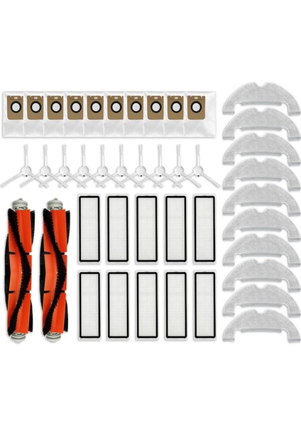 Xiaomi Dreame D10 Plus RLS3D, Z10 Pro, L10 Plus Robot Vakum Yedek Parça Fırçası Hepa Filtresi Mop Pad Toz Çanta (Yurt Dışından)