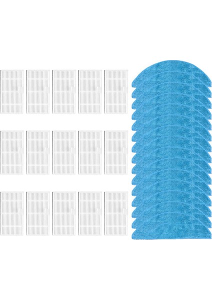 7490 Immortal / 8290 Immortal Robot Süpürge Yıkanabilir Paspas Bezi Hepa Filtre Yedek Aksesuarları (Yurt Dışından)