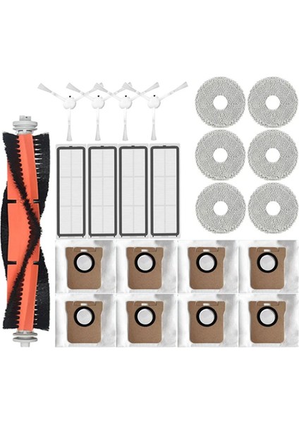 L10S ULTRA/L10S Pro Robotlu Süpürge Robotu Toz Torbası Hepa Filtre Paspas Pedi Aksesuarları (Yurt Dışından)