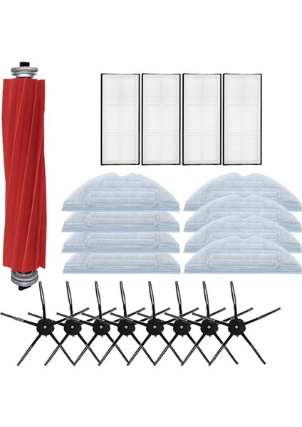 S7 T7S T7SPLUS Süpürme Robotu Yan Fırça Ana Fırça Filtresi Paspas Bezi Yedek Aksesuarlar (Yurt Dışından)