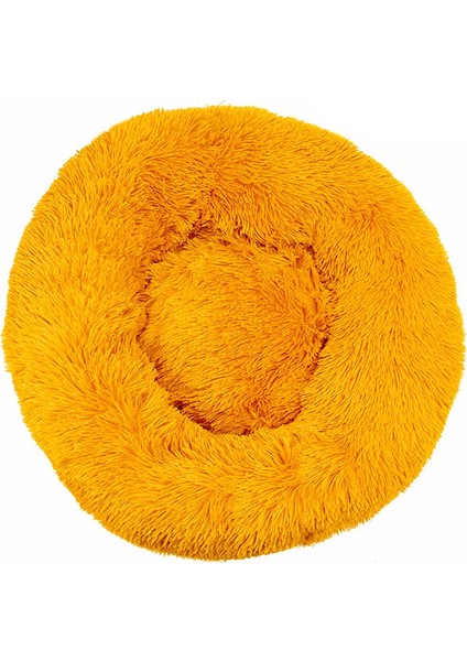 Köpek Kulübesi Ayrılabilir Kedi Kulübesi Peluş Yuvarlak Derin Uyku Sıcak Ped 40 cm (Yurt Dışından)