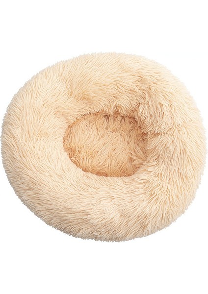 Köpek Kulübesi Ayrılabilir Kedi Kulübesi Peluş Yuvarlak Derin Uyku Sıcak Ped 40 cm (Yurt Dışından)
