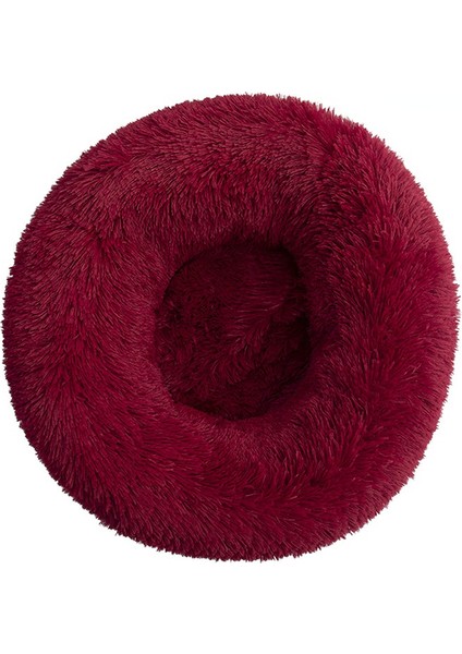 Köpek Kulübesi Ayrılabilir Kedi Kulübesi Peluş Yuvarlak Derin Uyku Sıcak Ped 40 cm (Yurt Dışından)