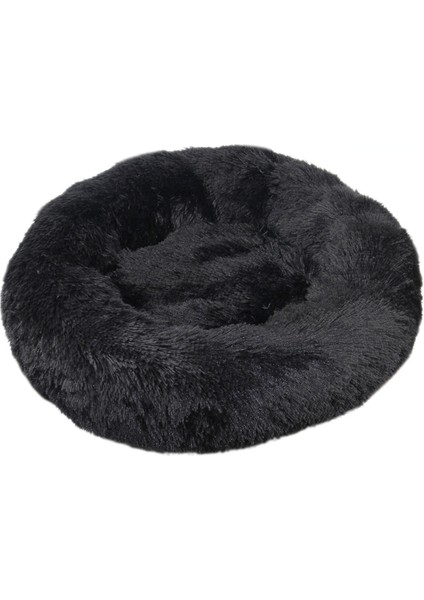 Köpek Kulübesi Ayrılabilir Kedi Kulübesi Peluş Yuvarlak Derin Uyku Sıcak Ped 50cm (Yurt Dışından)