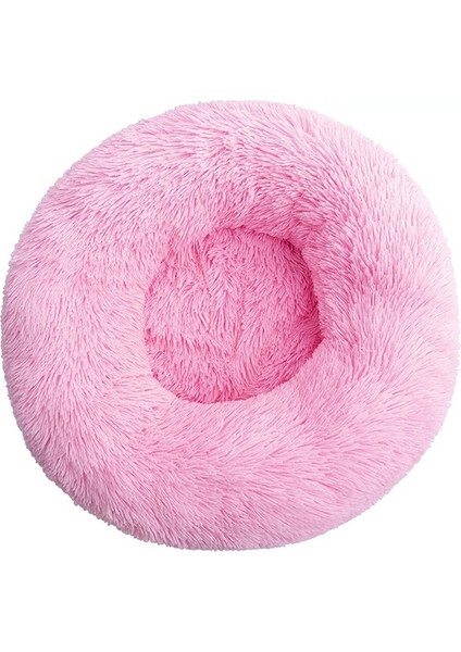 Köpek Kulübesi Ayrılabilir Kedi Kulübesi Peluş Yuvarlak Derin Uyku Sıcak Ped 50cm (Yurt Dışından)