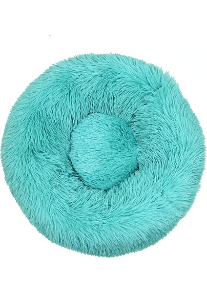 Köpek Kulübesi Ayrılabilir Kedi Kulübesi Peluş Yuvarlak Derin Uyku Sıcak Ped 50cm (Yurt Dışından)