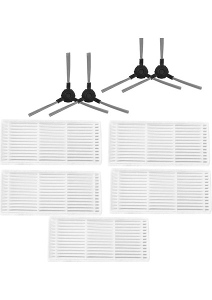 Robotlu Süpürge Hepa Filtre Yan Fırçalar VCR03 VCR01/VCR12 Robotlu Süpürge Fırça Parçaları Aksesuarları (Yurt Dışından)