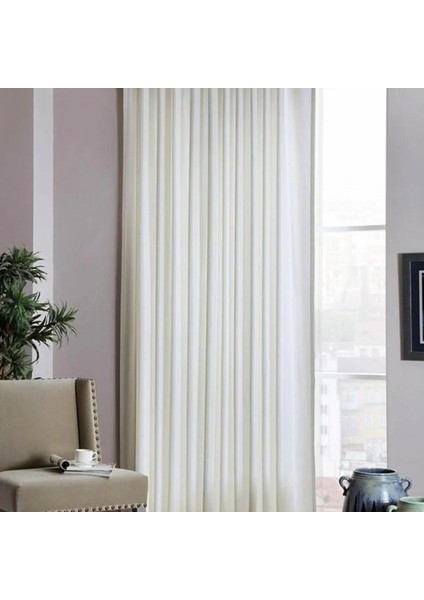 Lüks Güneşlik Krem Saten Perde Dikim fiyatları