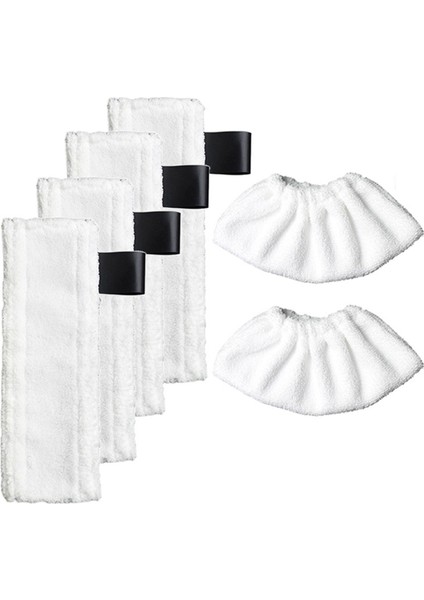 Sc2 Sc3 Sc4 Sc5 Elektrikli Süpürge Paspas Kılıfı Bez Pedleri Için 6 Adet Yedek Buharlı Temizleyici Zemin Paspas Bezi (Yurt Dışından)