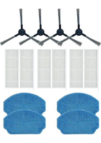 6 Adet Filtre Yan Fırça Paspas Bezi BR150 BR151/BR150 BR151/BR150 BR151 Robotlu Süpürge (Yurt Dışından)