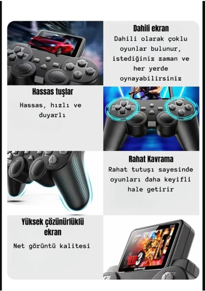 S10 Taşınabilir 520 Oyunlu Kablosuz Game Oyun Konsolu