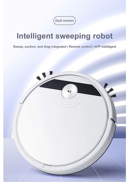 5'i 1 Arada RS800 Uzaktan Kumandalı Süper Sessiz Akıllı Robot Süpürge Islak ve Kuru Paspaslama Zemin Ev Aletleri Siyah, A (Yurt Dışından)