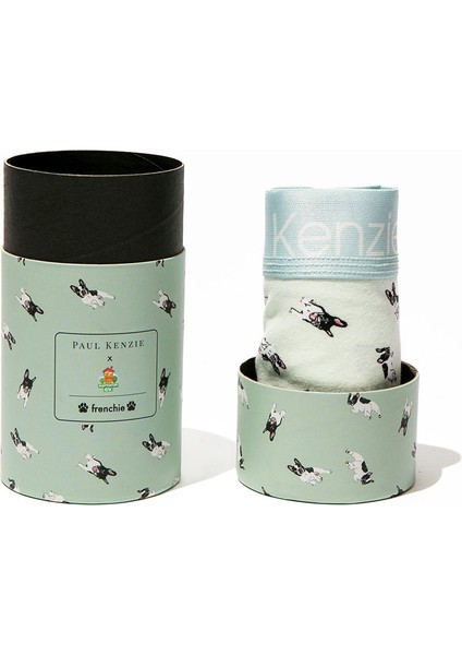 x Kurtaran Ev - Desenli Erkek Boxer - Frenchie