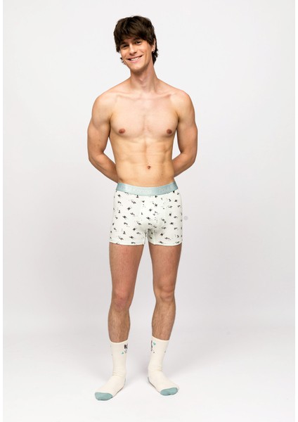 x Kurtaran Ev - Desenli Erkek Boxer - Frenchie modelleri