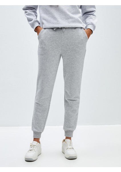 Lcw Vision Kadın Beli Lastikli Düz Jogger Eşofman Altı