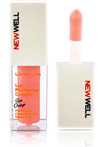 New Well Lip Plumping Cream Sun Orange  Dudak Dolgunlaştırıcı Krem 5 ml