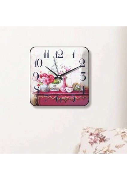 Retro Ofis Işyeri Ev Otel Odası Resepsiyon Duvar Saati