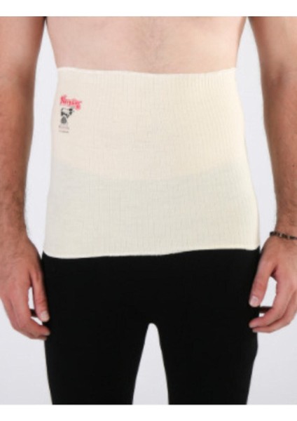 Yün Süper Ince Bel Korse Unisex Ekru