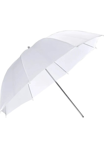 UB-002 40" 101CM Transparan Şemsiye Çift Duylu Ikili Set Bundle