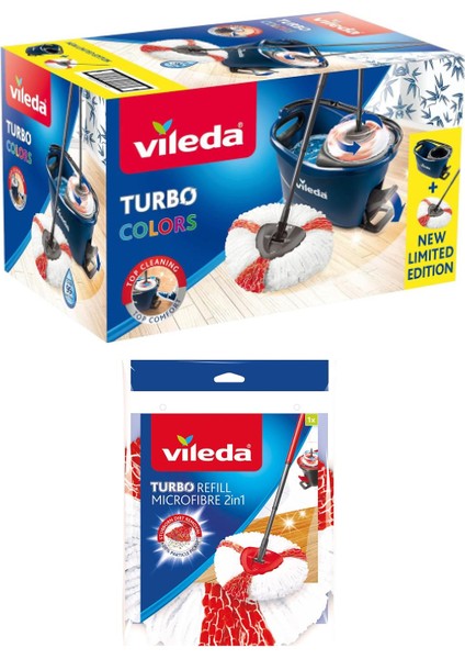 Turbo Colors 2in1 Mavi + 2in1 Yedek Paspas