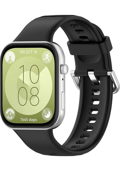 Huaweı Watch Fıt 3 Uyumlu Akıllı Bileklik Silikon Kayış Kordon