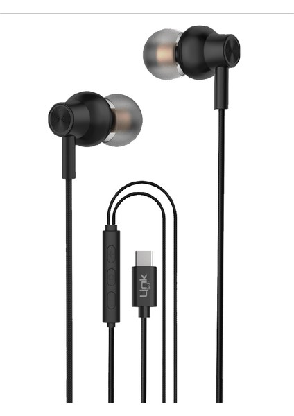 H72 Ekstra Bass Type-C Kulak Içi Kablolu Kulaklık